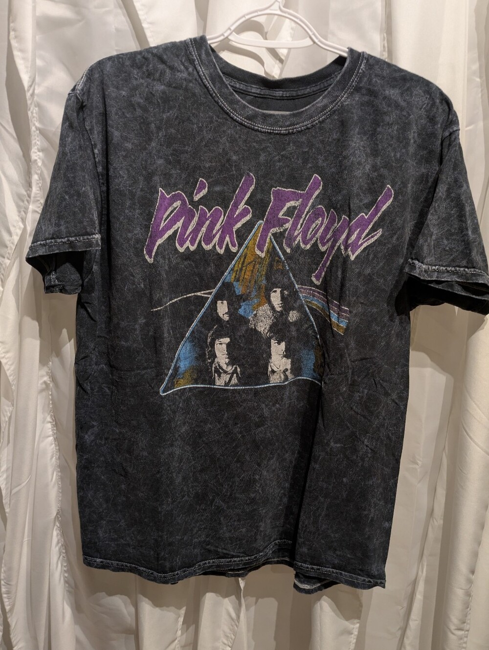 17 Pink Floyd Acid Wash Graphic Band Tee T-Shirt - Size M/L